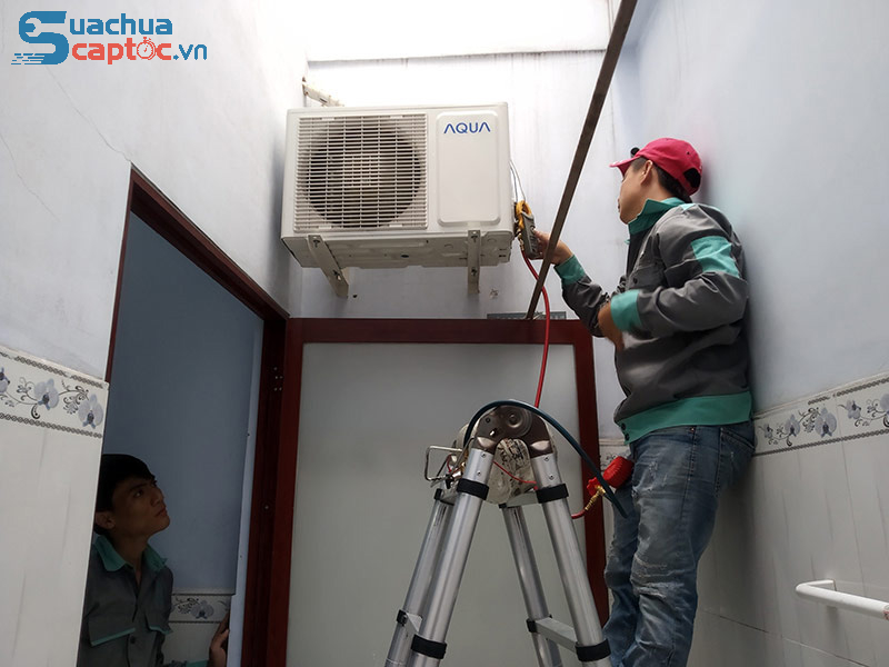 Vệ sinh máy lạnh, sửa máy lạnh tại huyện Châu Thành